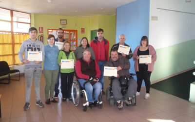 Clausura del Taller de Habilidades Prelaborales Básicas impartido en Cacabelos