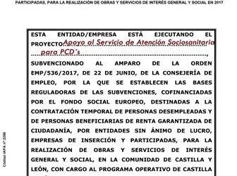 Contratación temporal de personas desempleadas y de personas beneficiarias de renta garantizada de ciudadanía, para la realización de obras y servicios de interés general y social