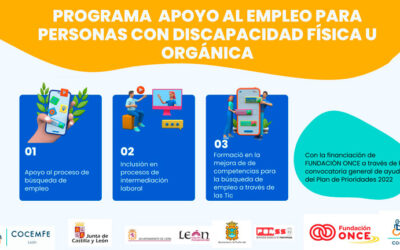 PROGRAMA  APOYO AL EMPLEO PARA PERSONAS CON DISCAPACIDAD FÍSICA U ORGÁNICA.