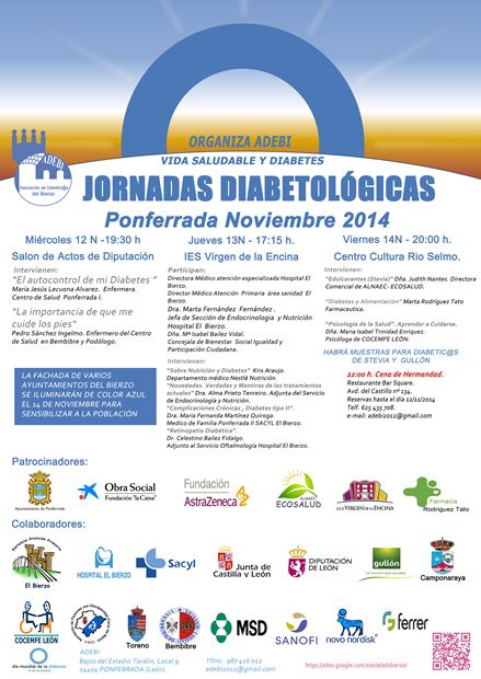 Jornadas Diabetológicas ADEBI 2014