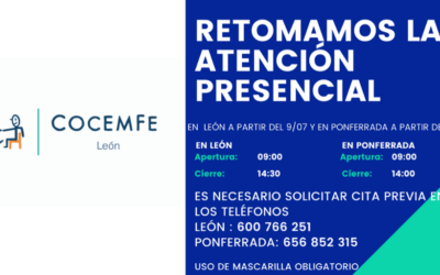 VUELVE LA ATENCIÓN PRESENCIAL A NUESTRAS OFICINAS