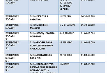 Presentación de propuesta de actividades y talleres en León