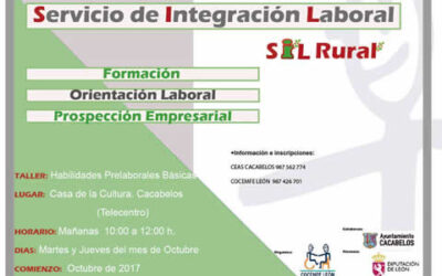 Taller de habilidades Prelaborales Básicas en Cacabelos