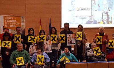 Presentación de la campaña «Marcar la X Solidaria ‪#‎SiTeRenta‬»