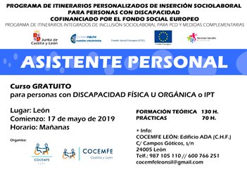 Curso Asistente Personal 2019 Curso Asistente Personal 2019
