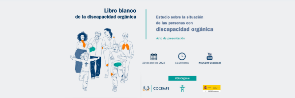 COCEMFE presenta  el Libro blanco de la  discapacidad orgánica.